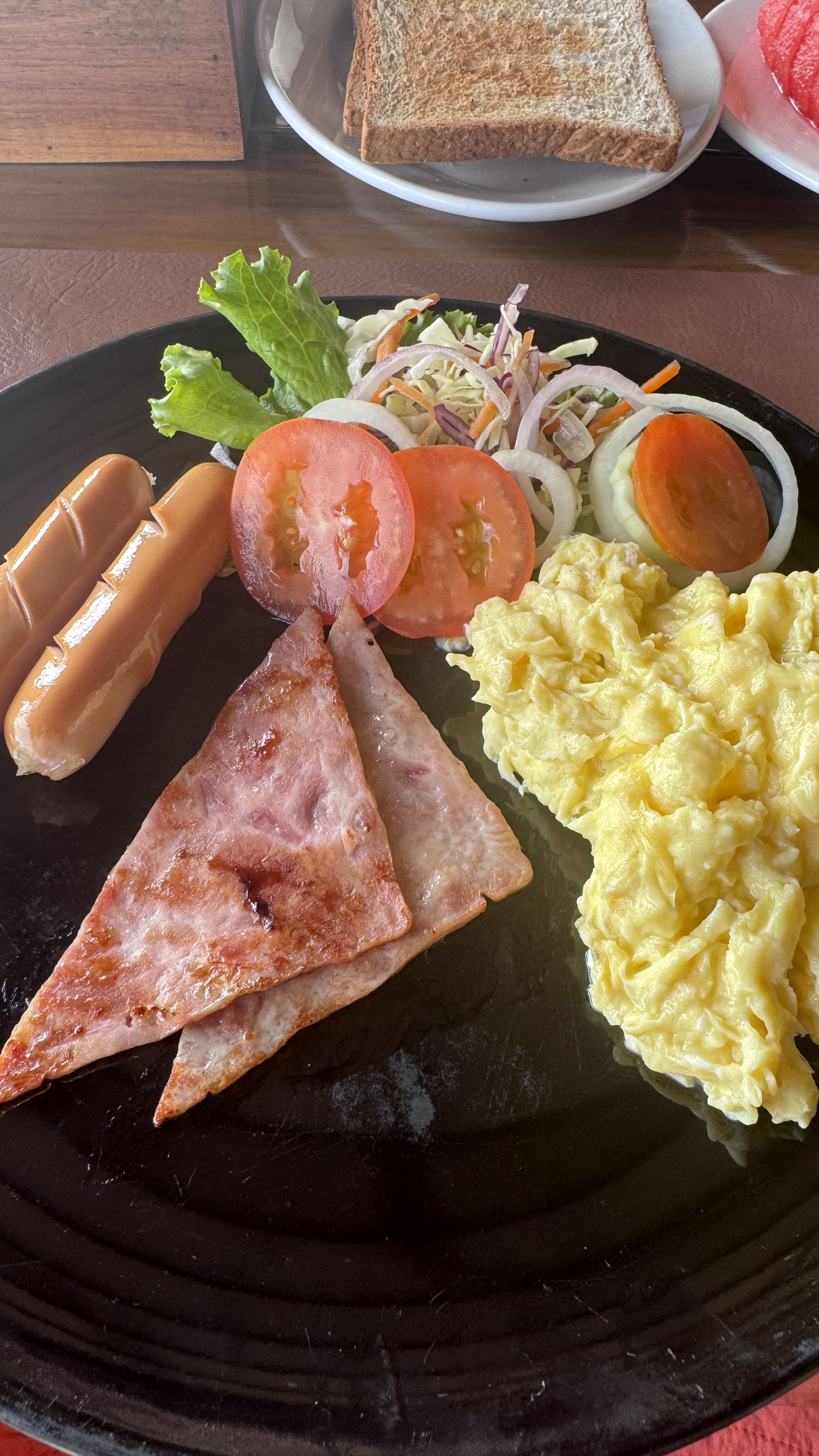 作ってもらった朝ごはん
